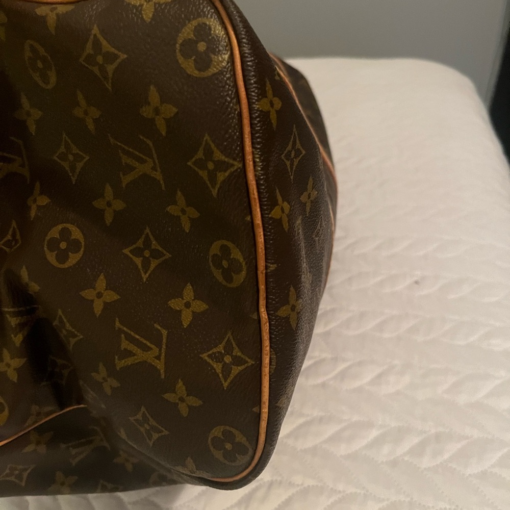 LOUIS VUITTON Vintage Monogram Keepall 45 w/ Vachetta Leather Tag & Poignet Set - Picture 8 of 11